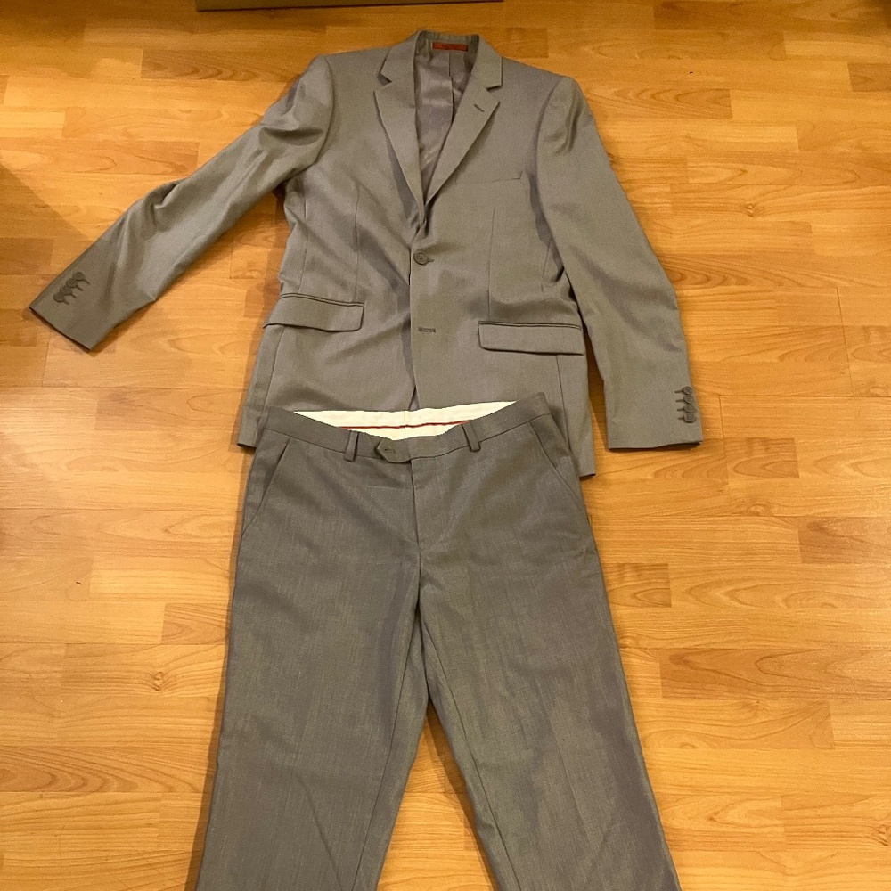 Renoir Light Grey Complete Suit (Jacket and Slacks)